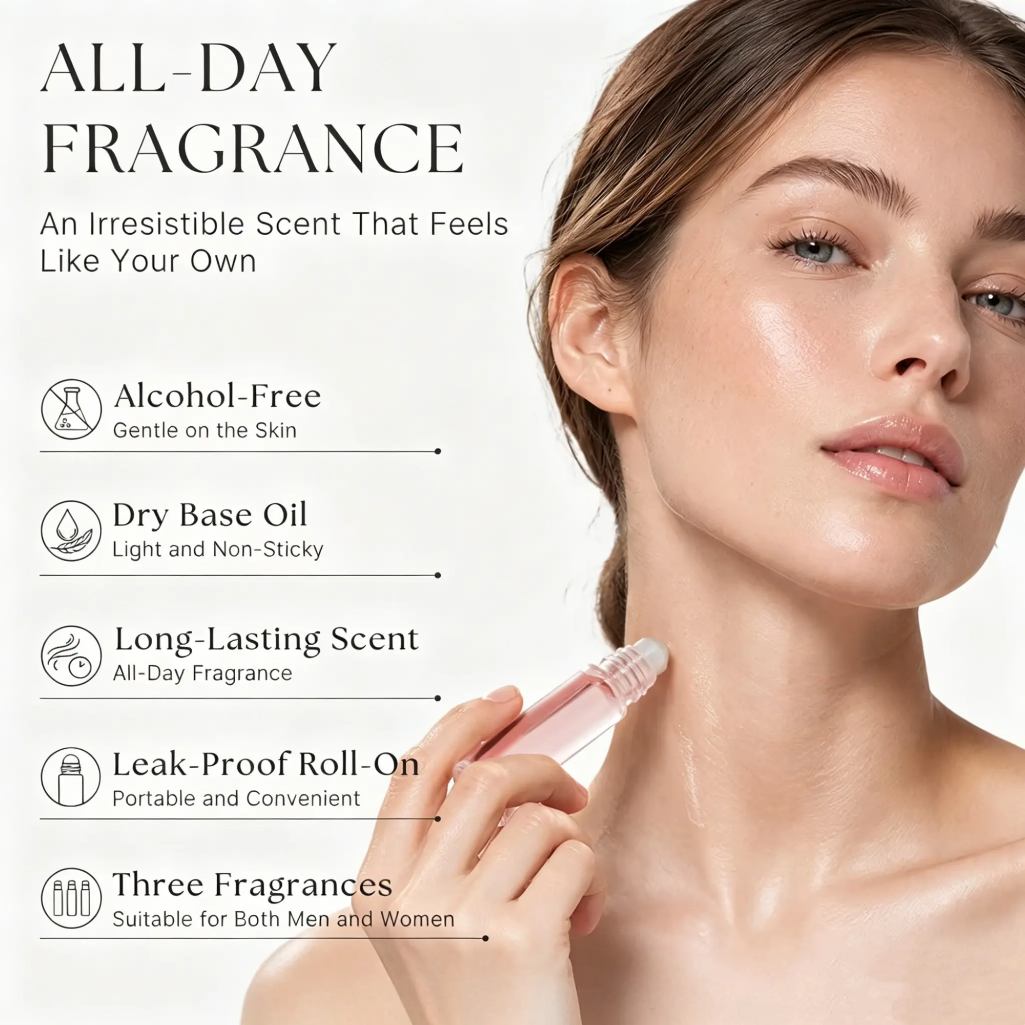 Long-Lasting Alcohol-Free Pheromone Perfume Oil